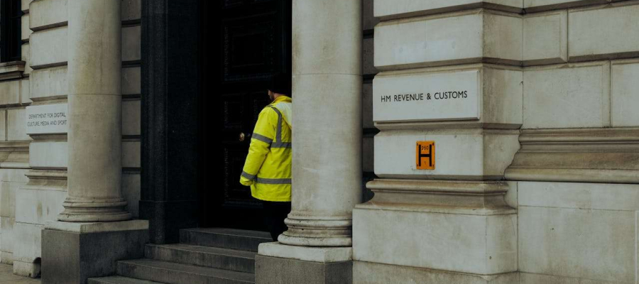 A Close Shot Of The HMRC Building