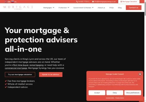 Website Image of Mortgage Synergy Limited