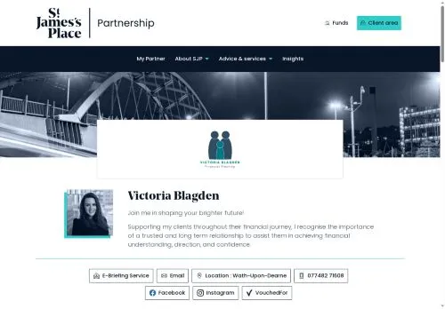 Website Image of Victoria Blagden