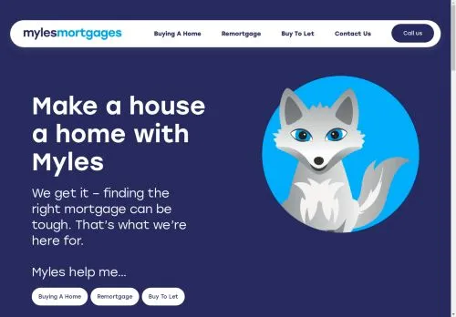 Website Image of Myles Mortgages LTD