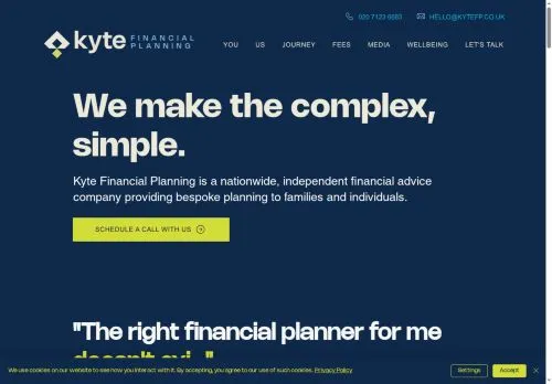 Website Image of KYTE FINANCIAL PLANNING LIMITED