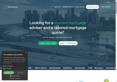 Website Image of Smartlend LTD
