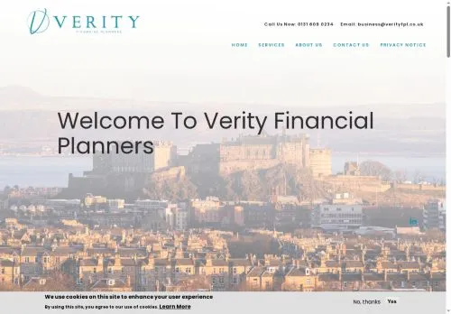 Website Image of Verity Financial Planners LTD