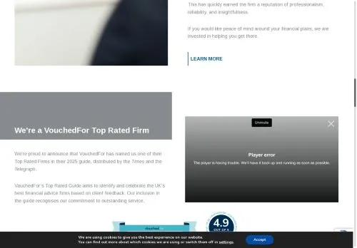 Website Image of Platinum Financial Planning Limited
