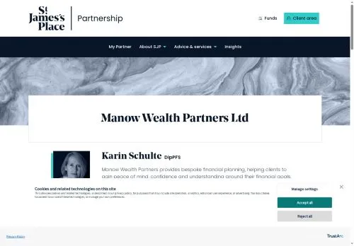Website Image of Manow Wealth Partners LTD