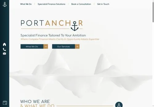 Website Image of Port Anchor Financial Solutions Limited