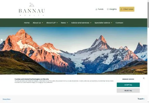 Website Image of Bannau Wealth Limited