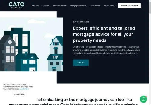 Website Image of Cato Mortgages LTD