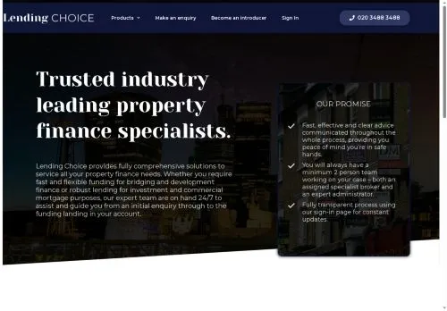 Website Image of Lending Choice Limited