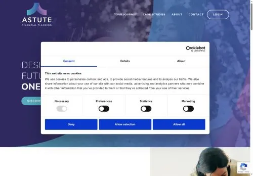 Website Image of Astute Financial Planning Limited