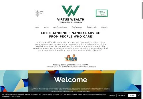 Website Image of Virtus Wealth LTD