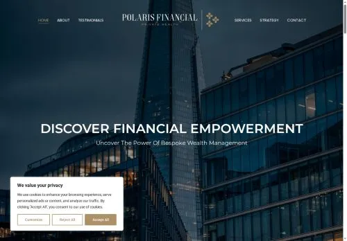 Website Image of Polaris Financial LTD