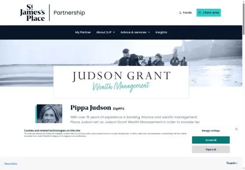 Website Image of Pippa Judson