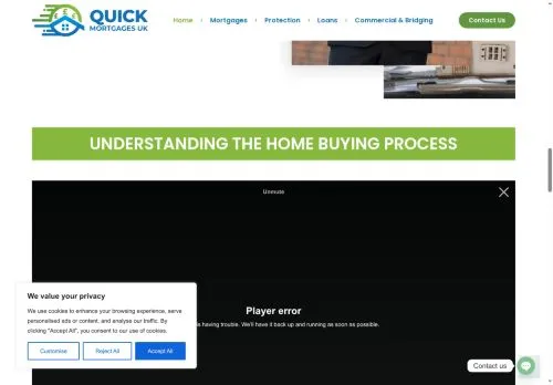 Website Image of QUICK MORTGAGES UK LTD