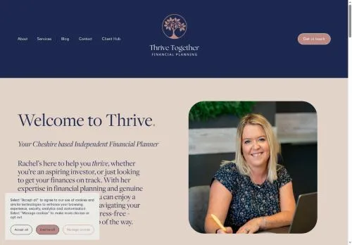 Website Image of Thrive Together FP LTD