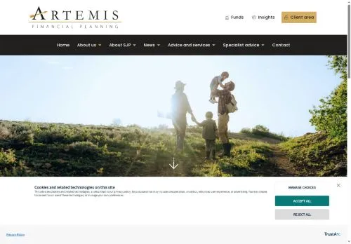 Website Image of Artemis Financial Planning Limited