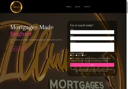 Website Image of Illuminate Mortgages LTD