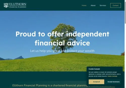 Website Image of ELLITHORN FINANCIAL PLANNING LTD