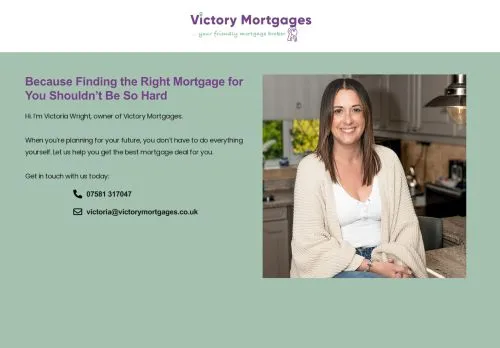 Website Image of Victory Mortgages LTD