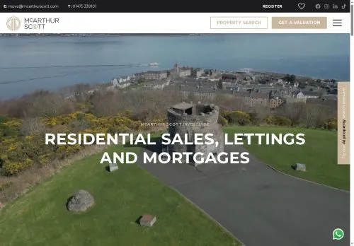 Website Image of McArthur Scott Limited