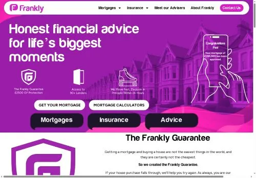 Website Image of Frankly Group Limited