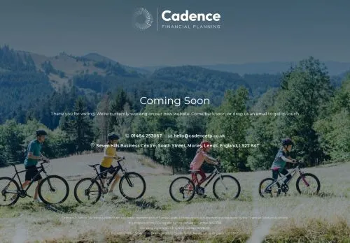 Website Image of Cadence Financial Planning Limited