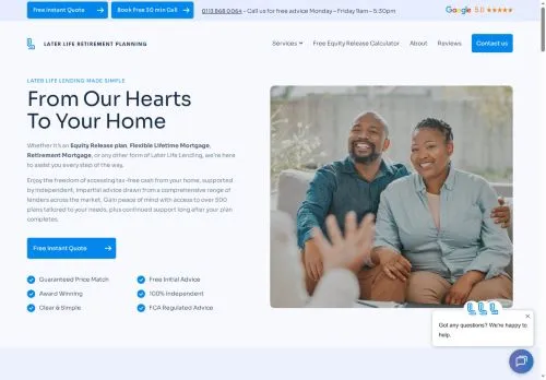 Website Image of The Later Life Planning Group Limited