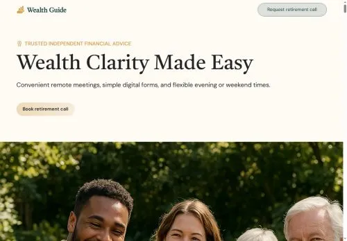 Website Image of Wealth Guide Limited