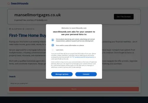 Website Image of Mansell Mortgages LTD