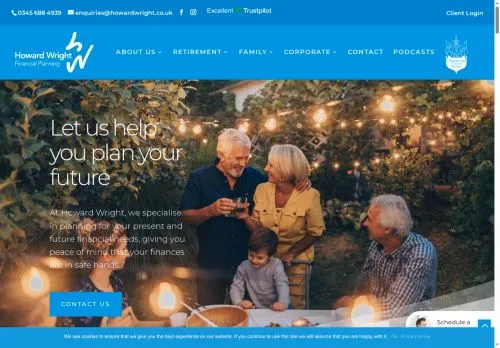 Website Image of Howard Wright LTD