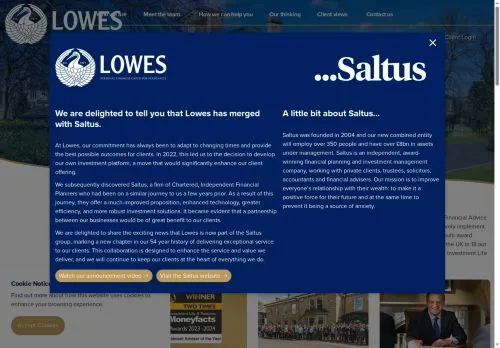Website Image of Lowes Financial Management Limited