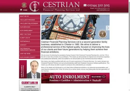 Website Image of Cestrian Financial Planning Services Limited