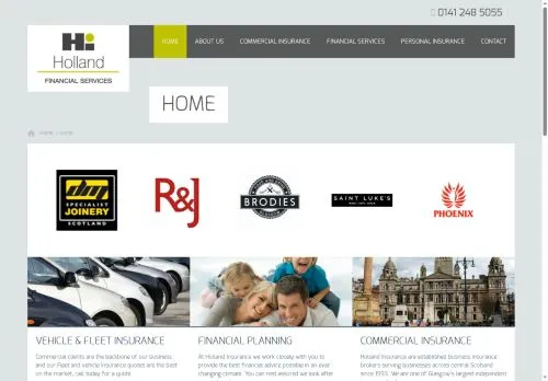 Website Image of Holland (glasgow) Insurance Brokers LTD