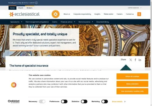 Website Image of Ecclesiastical Financial Advisory Services Limited
