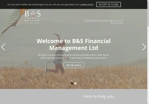Website Image of B & S Financial Management Limited