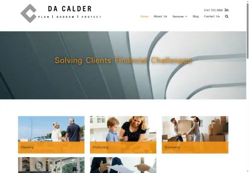 Website Image of D. A. CALDER LIMITED