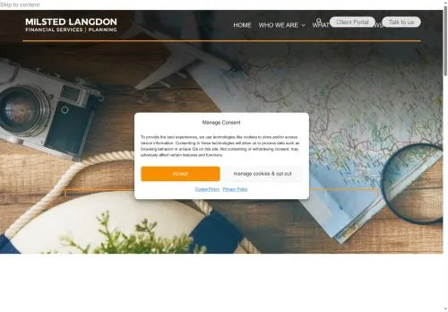 Website Image of Milsted Langdon Financial Services Limited