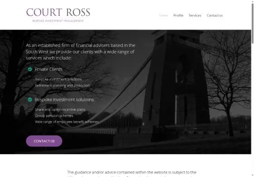 Website Image of Court Ross Financial Management Limited