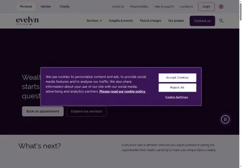 Website Image of Evelyn Partners Financial Planning Limited
