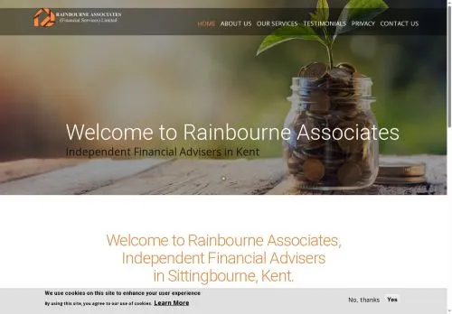 Website Image of Rainbourne Associates (financial Services) Limited
