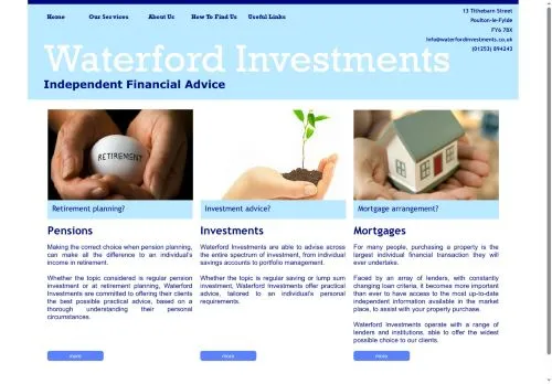 Website Image of Waterford Investments