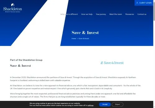 Website Image of Save & Invest (financial Planning) Limited