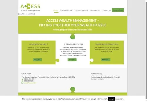 Website Image of Access Wealth Management