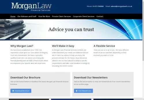 Website Image of Morgan Law (financial Services) Limited