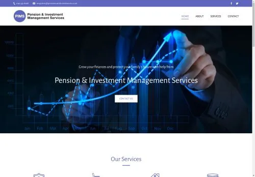Website Image of Pension & Investment Management Services
