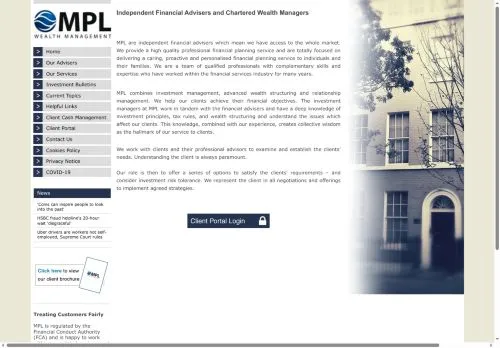 Website Image of MPL Wealth Management Limited