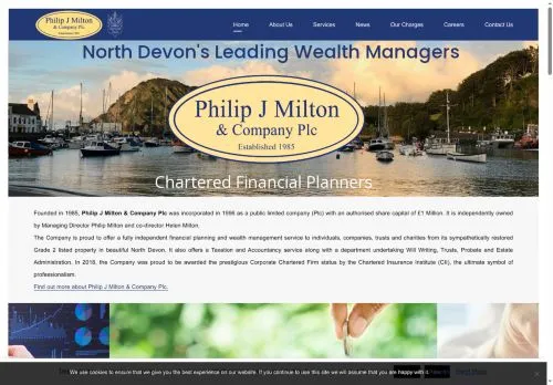 Website Image of Philip J Milton & Company PLC