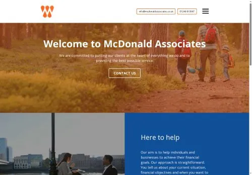 Website Image of McDonald Associates Limited