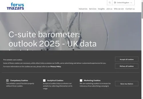 Website Image of Forvis Mazars Financial Planning Limited