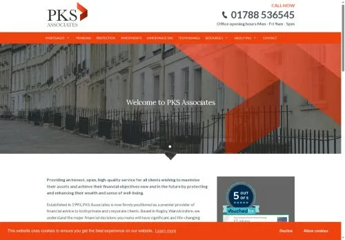 Website Image of PKS Associates Financial Services LTD